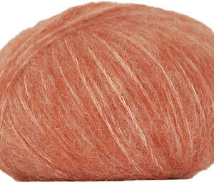 Hjertegarn Borstad ull - Alpaca ull Garn - fv 1148 Orange