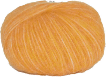 Hjertegarn Borstad ull - Alpaca ull Garn - fv 3810 curry Gul
