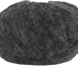 Hjertegarn Borstad ull - Alpaca ull Garn - fv 403 Koks Grå