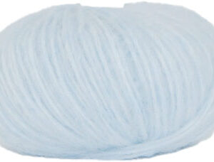 Hjertegarn Borstad ull - Alpaca ull Garn - fv 4112 Ljus Blå