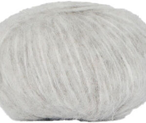 Hjertegarn Borstad ull - Alpaca ull Garn - fv 434 Ljus Grå