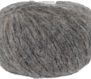Hjertegarn Borstad ull - Alpaca ull Garn - fv 435 Mellan Grå