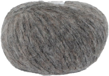 Hjertegarn Borstad ull - Alpaca ull Garn - fv 435 Mellan Grå