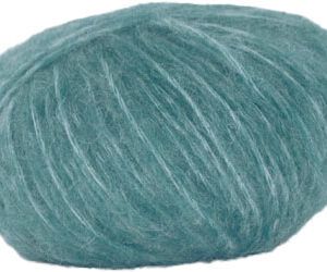Hjertegarn Borstad ull - Alpaca ull Garn - fv 4417 Aqua Grön