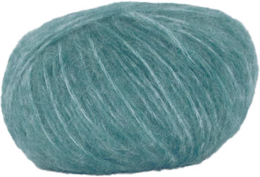 Hjertegarn Borstad ull - Alpaca ull Garn - fv 4417 Aqua Grön