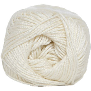 Hjertegarn Diamond Cotton - merceriserad bomull - fv 201 Råvit