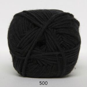 Hjertegarn Extrafine Merino 90 Garn - 500 Svart