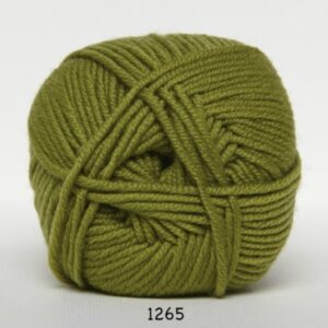 Hjertegarn Extrafine Merino 90 Garn - Uldgarn - 1265 Limegrön