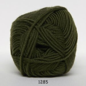 Hjertegarn Extrafine Merino 90 Garn - fv 1285 Armygrön
