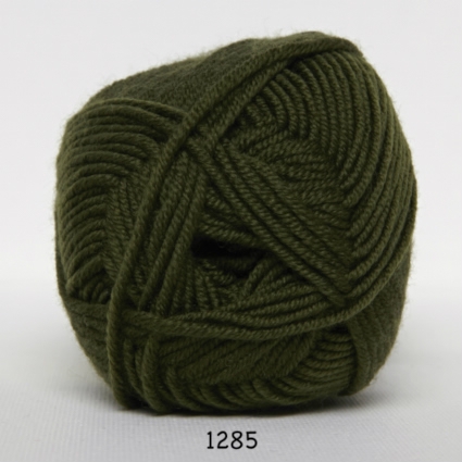 Hjertegarn Extrafine Merino 90 Garn - fv 1285 Armygrön