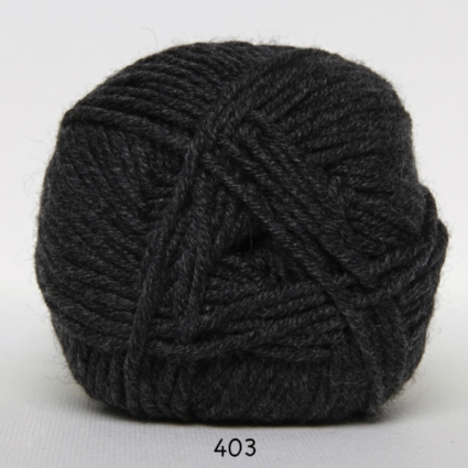 Hjertegarn Extrafine Merino 90 Garn - fv 403 Koksgrå