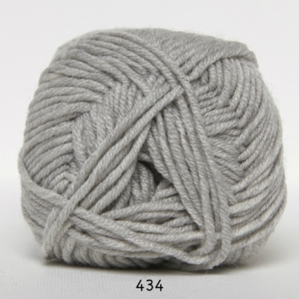 Hjertegarn Extrafine Merino 90 Garn- fv 434 Ljusgrå