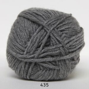 Hjertegarn Extrafine Merino 90 Garn - fv 435 Mellangrå