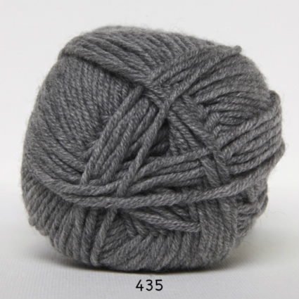 Hjertegarn Extrafine Merino 90 Garn - fv 435 Mellangrå