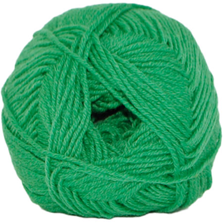Hjertegarn Lana Cotton 212 - Bomullsgarn - Merino Garn - 0145 Mörk Lime