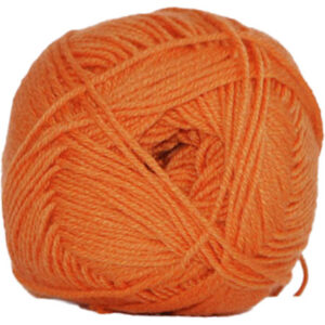 Hjertegarn Lana Cotton 212 - Bomullsgarn - Merino Garn - 1346 Orange