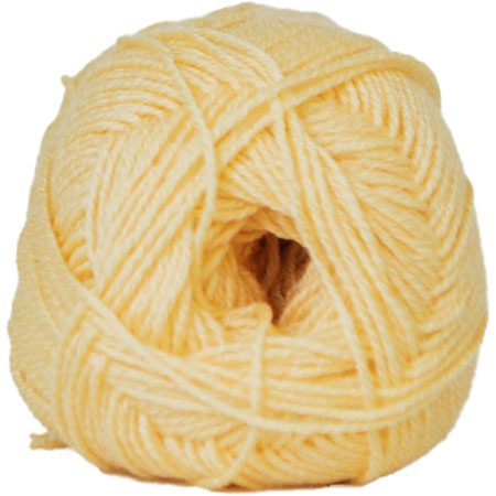 Hjertegarn Lana Cotton 212 - Bomullsgarn - Merino Garn - 3050 Ljus Gul