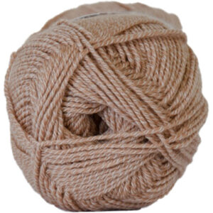 Hjertegarn Lana Cotton 212 - Bomullsgarn - Merino Garn - fv 1309 Mörk Beige