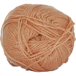 Hjertegarn Lana Cotton 212 - Bomullsgarn - Merino Garn - fv 1333 Nougat färgad