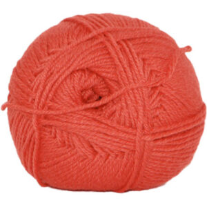 Hjertegarn Lana Cotton 212 - Bomullsgarn - Merino Garn - fv 1448 Mörk orange