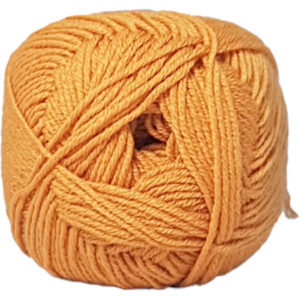 Hjertegarn Lana Cotton 212 - Bomullsgarn - Merino Garn - fv 3810 Karrygul