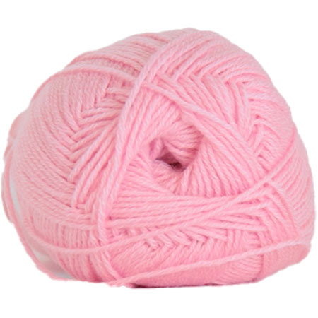 Hjertegarn Lana Cotton 212 - Bomullsgarn - Merino Garn- fv 4951 Ljus Röd