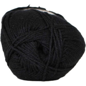 Hjertegarn Lana Cotton 212 - Bomullsgarn - Merino Garn - fv 500 Svart