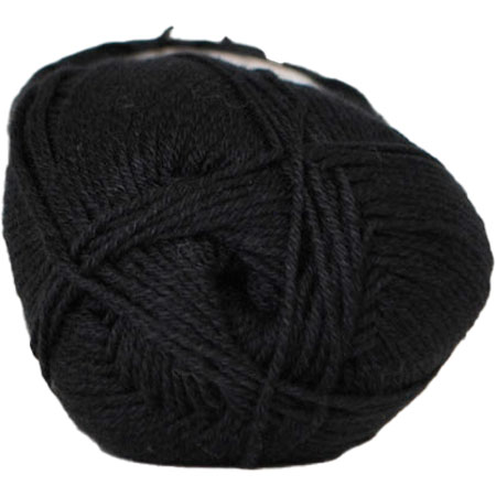 Hjertegarn Lana Cotton 212 - Bomullsgarn - Merino Garn - fv 500 Svart