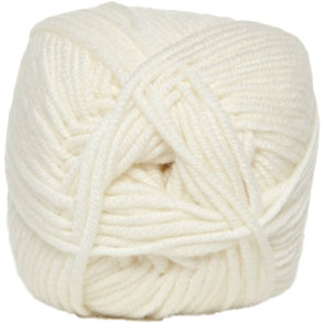 Hjertegarn Merino Cotton - fv 100 Råvit