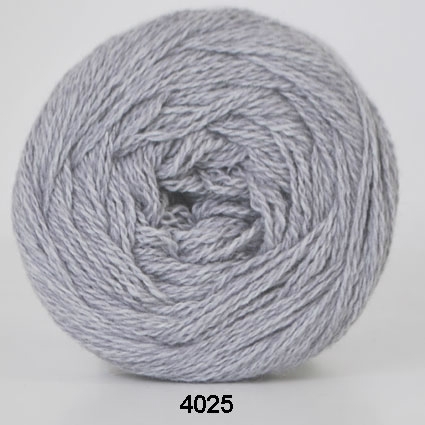 Hjertegarn Organic 350 - fv 4025 Ljus grå
