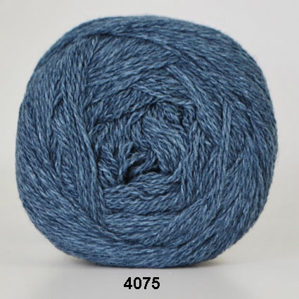 Hjertegarn Organic 350 - fv 4075 Blå