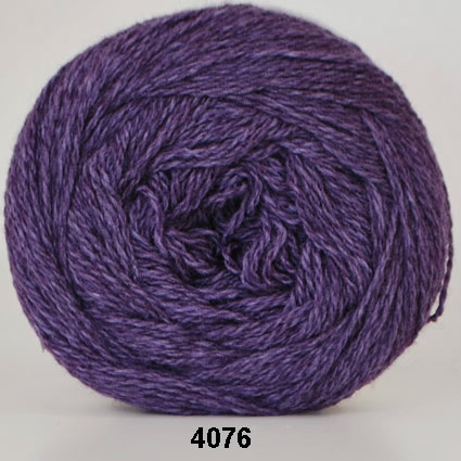 Hjertegarn Organic 350 - fv 4076 Mörk lilla