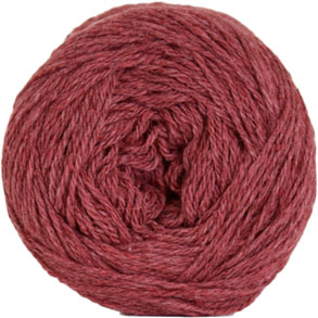 Hjertegarn Organic Trio Garn - fv 5016 Mörk Röd