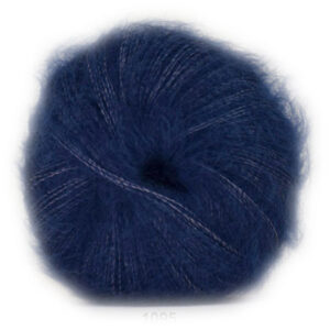 Hjertegarn Silk Kid Mohair Garn - fv 1095 Mörk Blå