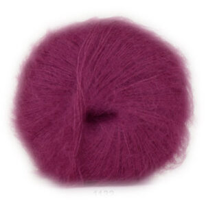 Hjertegarn Silk Kid Mohair Garn - fv 1132 Mörk Pink