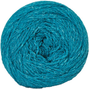 Hjertegarn Wool silk garn - fv 3021 Mörk Turkos