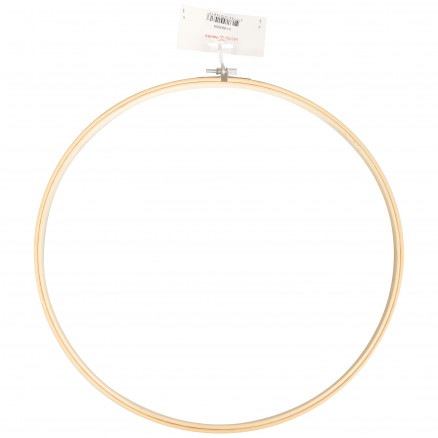 Infinity Hearts Broderiring Bambu Natur 36cm