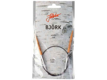 Järbo Björk Rundstickor Björk 40cm 5,00mm / 15.7in US8