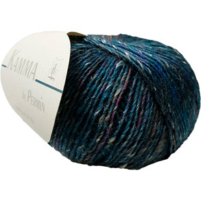 Kamma By Permin - Alpaca & Siden Ullgarn - Fv 889508 Blå Nistret
