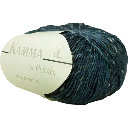 Kamma By Permin - Alpaca & Siden ullgarn - Fv 889515 Petrolium Blå nistret