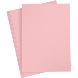 Kartong, A4, ark 210x297 mm, 220 g, ljusröd, 10 st./ 1 förp.