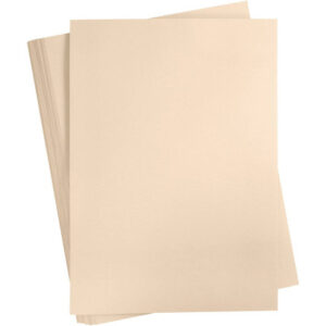 Kartongpapper, A2, ark 420x594 mm, 180 g, beige, 100 ark/ 1 förp.