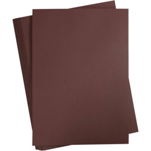 Kartongpapper, A2, ark 420x594 mm, 180 g, mörkbrun, 100 ark/ 1 förp.