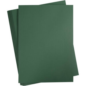 Kartongpapper, A2, ark 420x594 mm, 180 g, mörkgrön, 100 ark/ 1 förp.