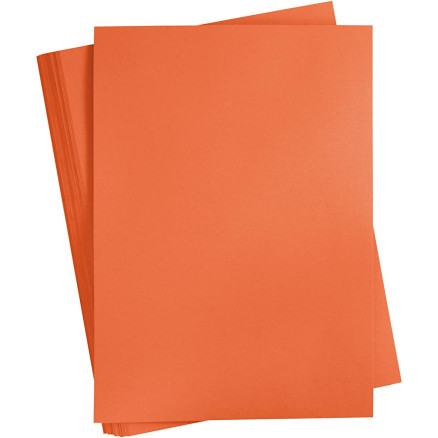 Kartongpapper, A2, ark 420x594 mm, 180 g, orange, 100 ark/ 1 förp.