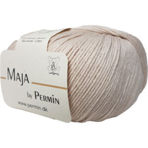 Maja Permin - 100% Bomullsgarn Fv 880353 Beige
