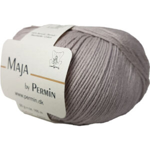 Maja Permin - 100% Bomullsgarn Fv 880354 Ljus lavendel