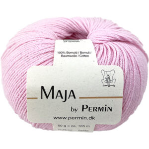 Maja Permin - 100% bomullsgarn Fv 880358 Rosa