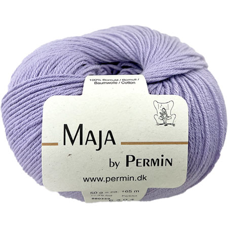 Maja Permin - 100% bomullsgarn Fv 880359 Lavendel
