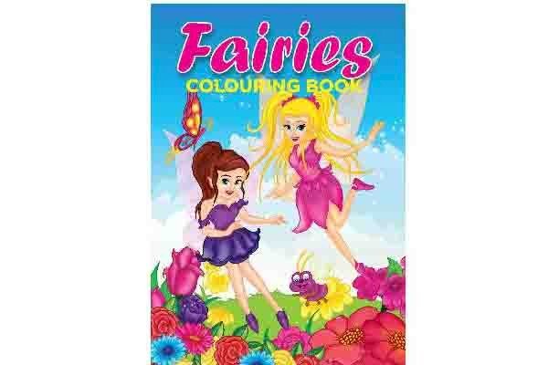 Målarbok A4 Fairies 16 sider - 789827